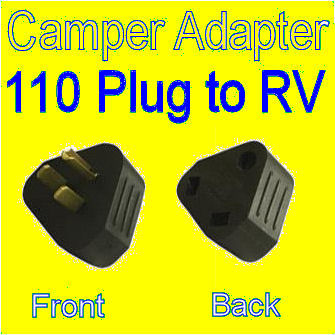 110v / 30 amp power cord adapter Camper Travel Trailer Pop Up RV Plug Cord