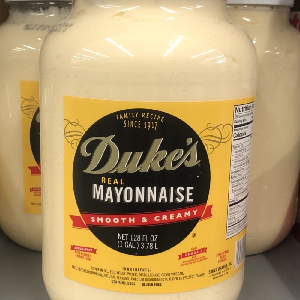 Dukes Mayonnaise 1 Gallon Jar Of Duke Dukes Thick Creamy Mayo Sauce Jt Outfitters 