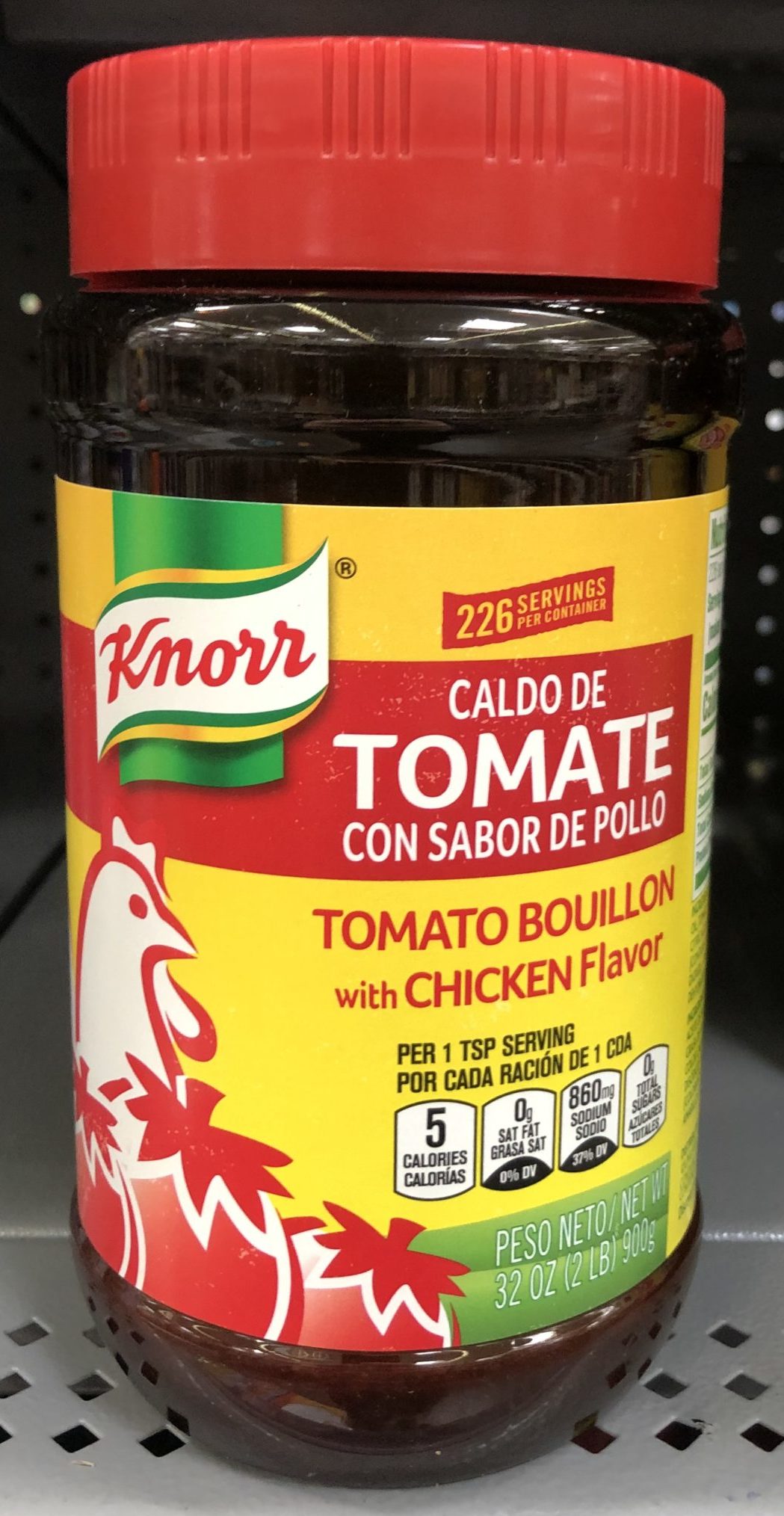 Knorr Caldo De Tomate Con Sabor De Pollo ( Tomato Bouillon With