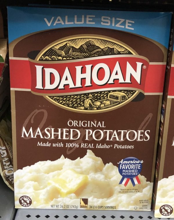 Idahoan Original Mashed Potatoes 26.2 oz Instant Dried Gravy Taters ...