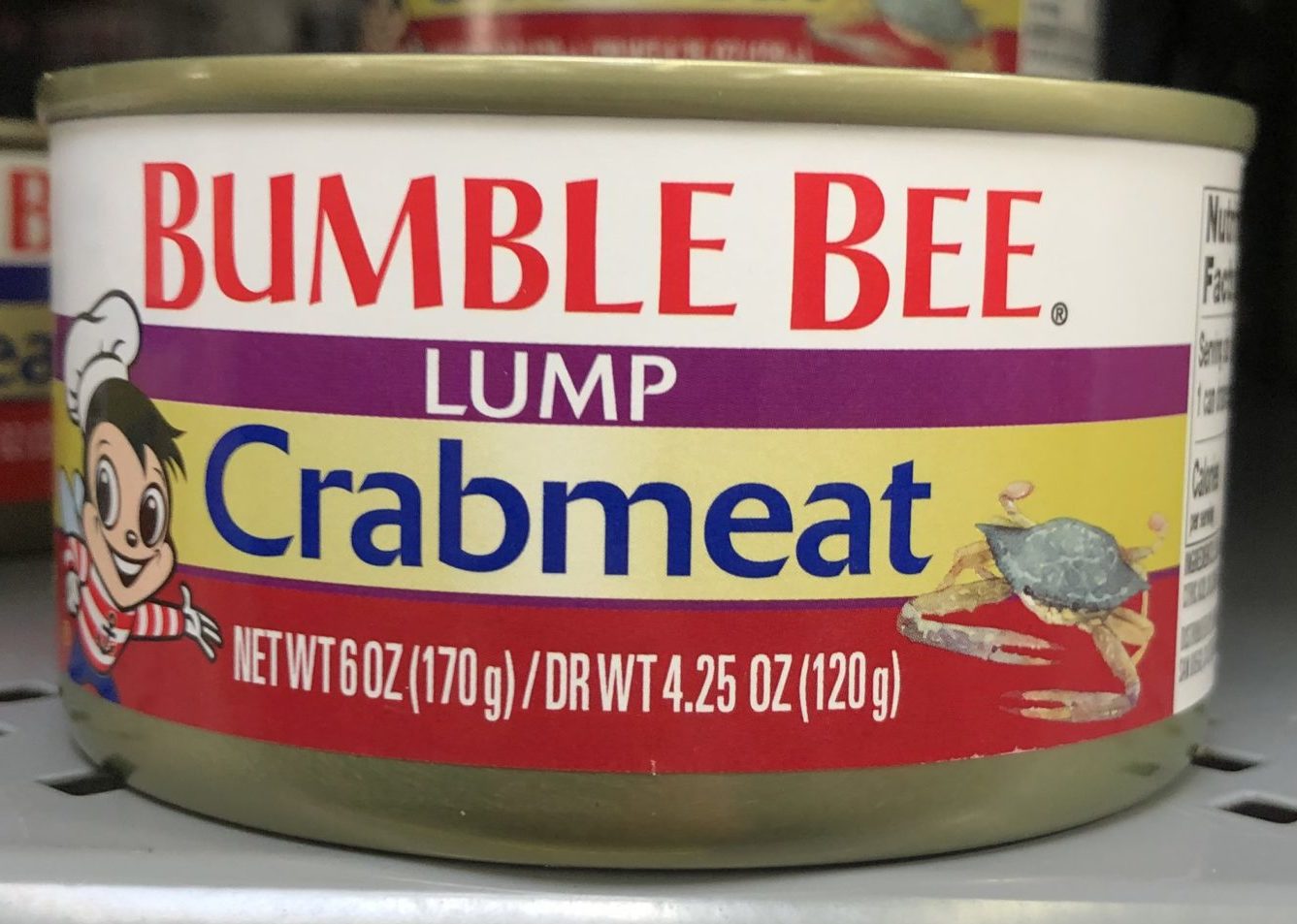 BUMBLE BEE Fancy Lump Crab Meat 6 Oz Can Dip Cake Food Salad Snack | EBay