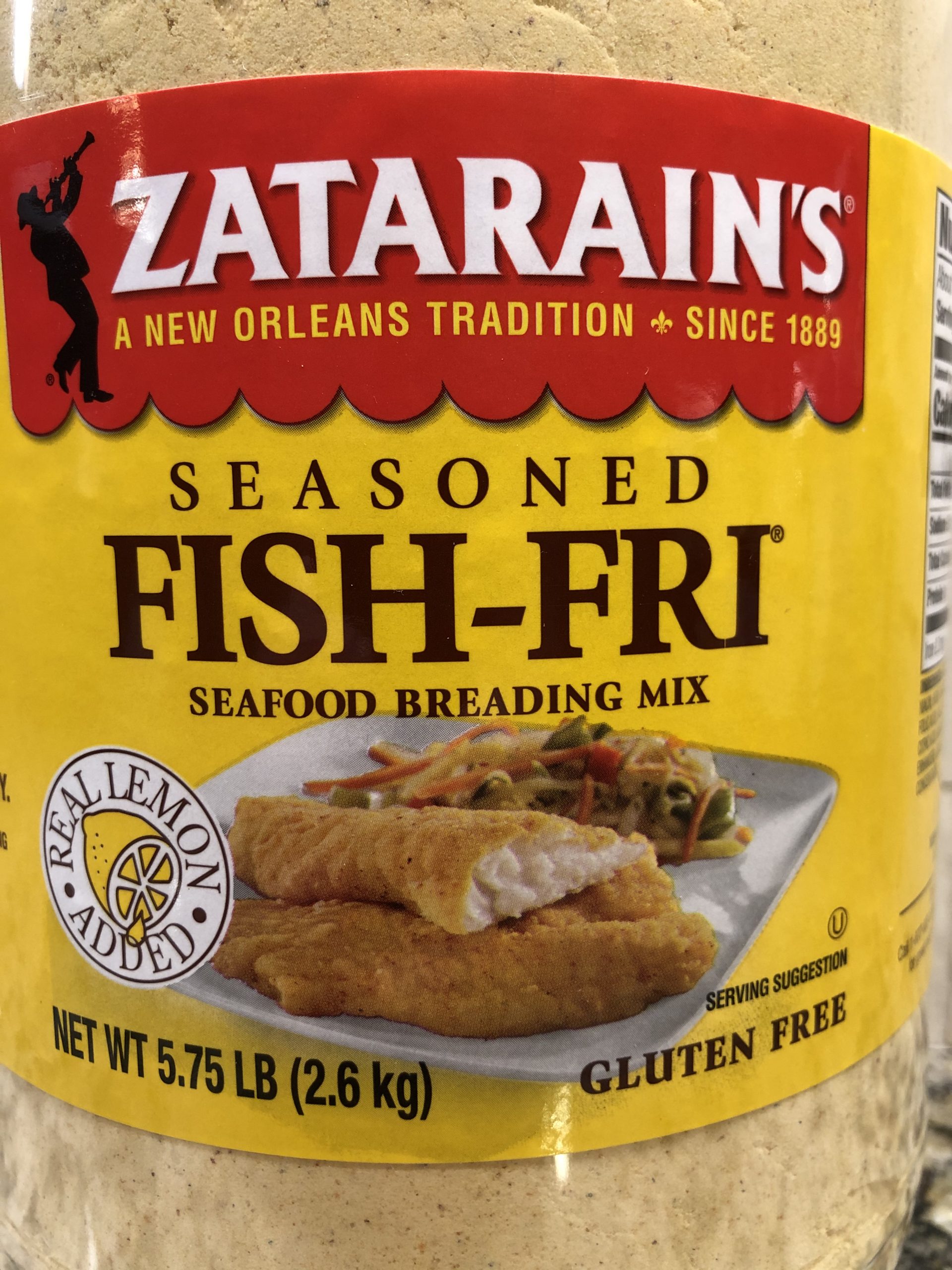 Zatarain's Seasoned Fish-Fri 92 oz. Fish Veggie Chicken Breader Mix ...