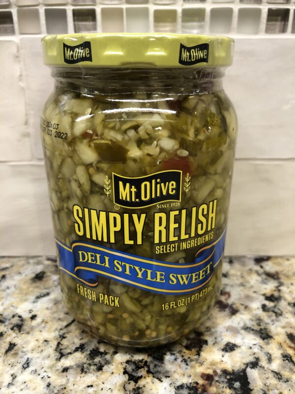 Mount Olive Simply Relish Deli Style Sweet Pickle Relish 16 Oz Salad ...