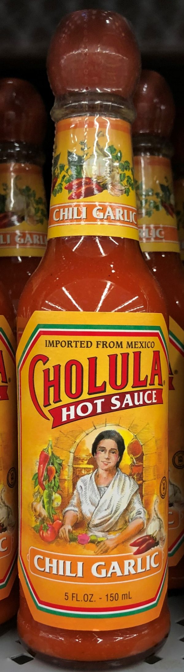 Cholula Food Chili Garlic Hot Sauce 5 Oz Pepper Sauce Tacos Nachos Soup Eggs Jt Outfitters 0435