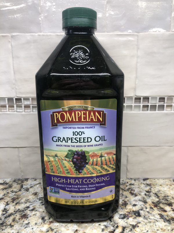 Pompeian 100 Grapeseed Oil 68 oz Bottle Cooking Stir Fry Grape Vitamin