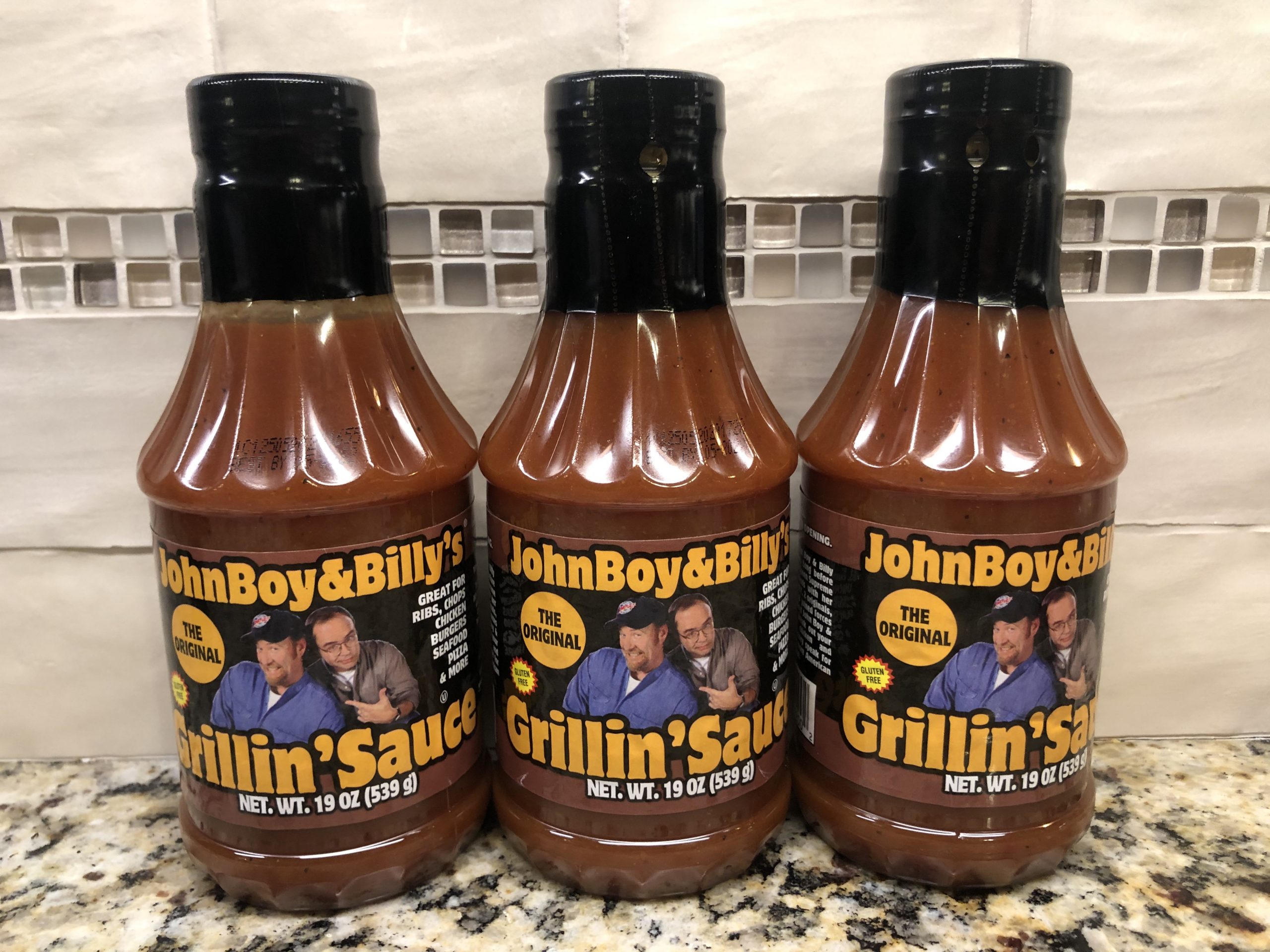 3 Bottles John Boy and Billy's Original Barbecue Grillin