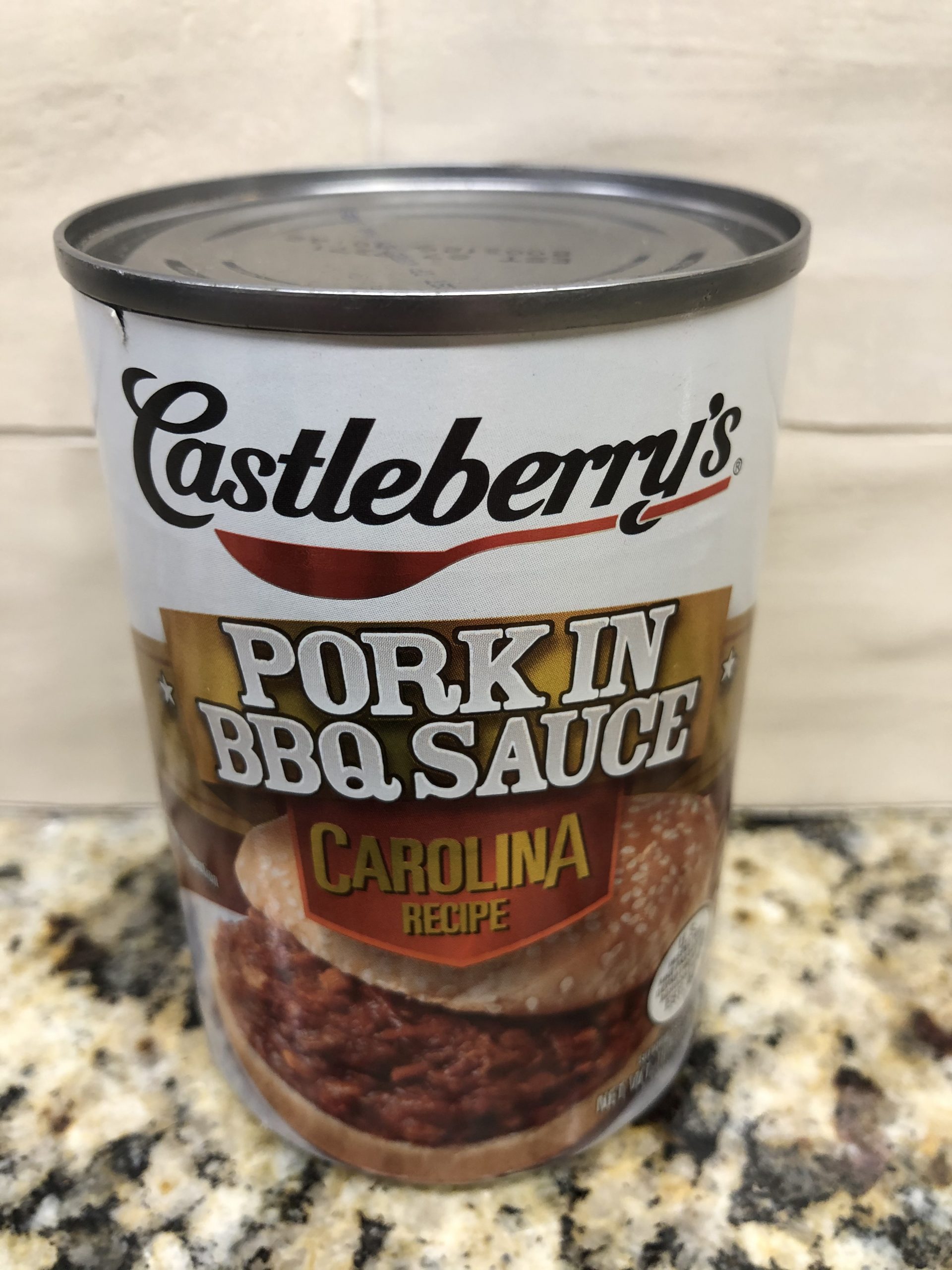 Castleberrys Carolina Recipe Pork in BBQ Sauce Sandwich Chopped Pulled 