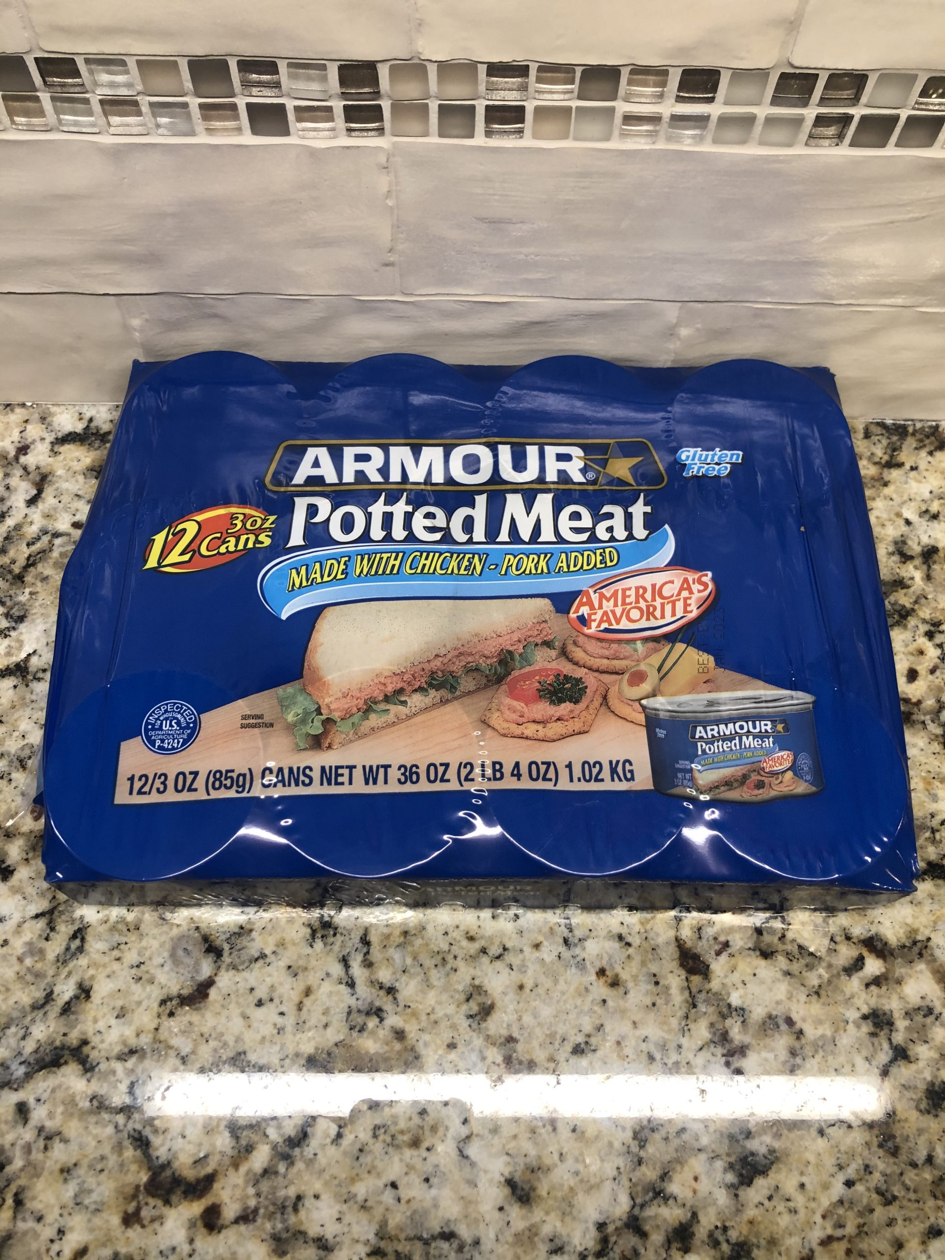 12 Cans Armour Star Potted Meat 3 oz Sandwich Meat Spread