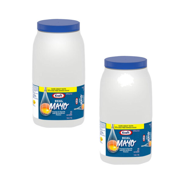 2 GALLONS Kraft Mayo Real Mayonnaise Jug Salad Sandwich FREE SHIP – JT ...