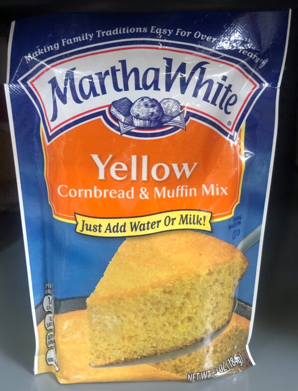 Martha White Yellow Cornbread & Muffin Mix 6.5 oz Just add Water or ...