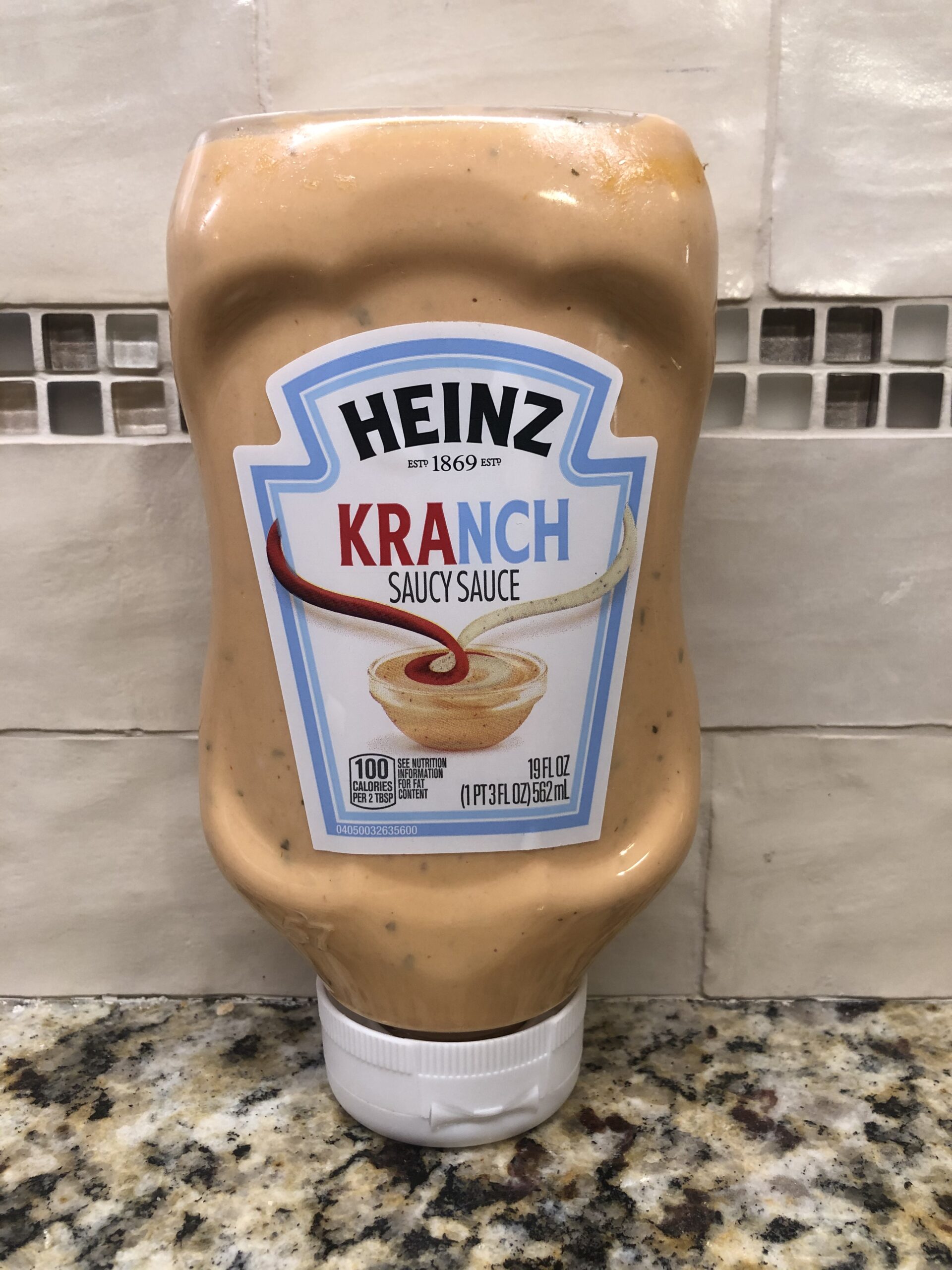 4 BOTTLES Heinz Kranch Dipping Sauce Ranch & Ketchup Sauce Mix 19 oz