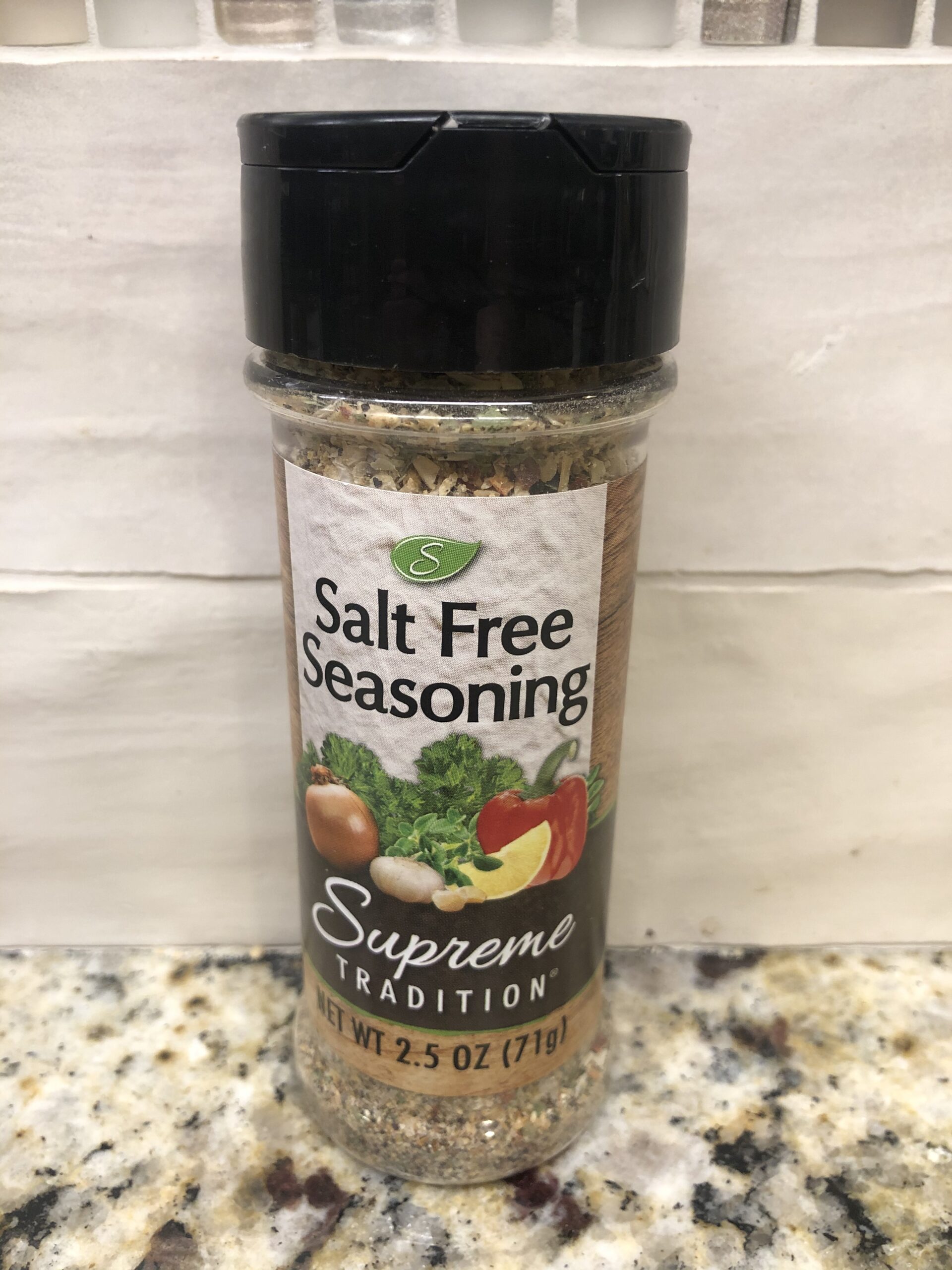 6 JARS Supreme Tradition Salt Free Seasoning 2.5 oz Sodium Accent Dash ...