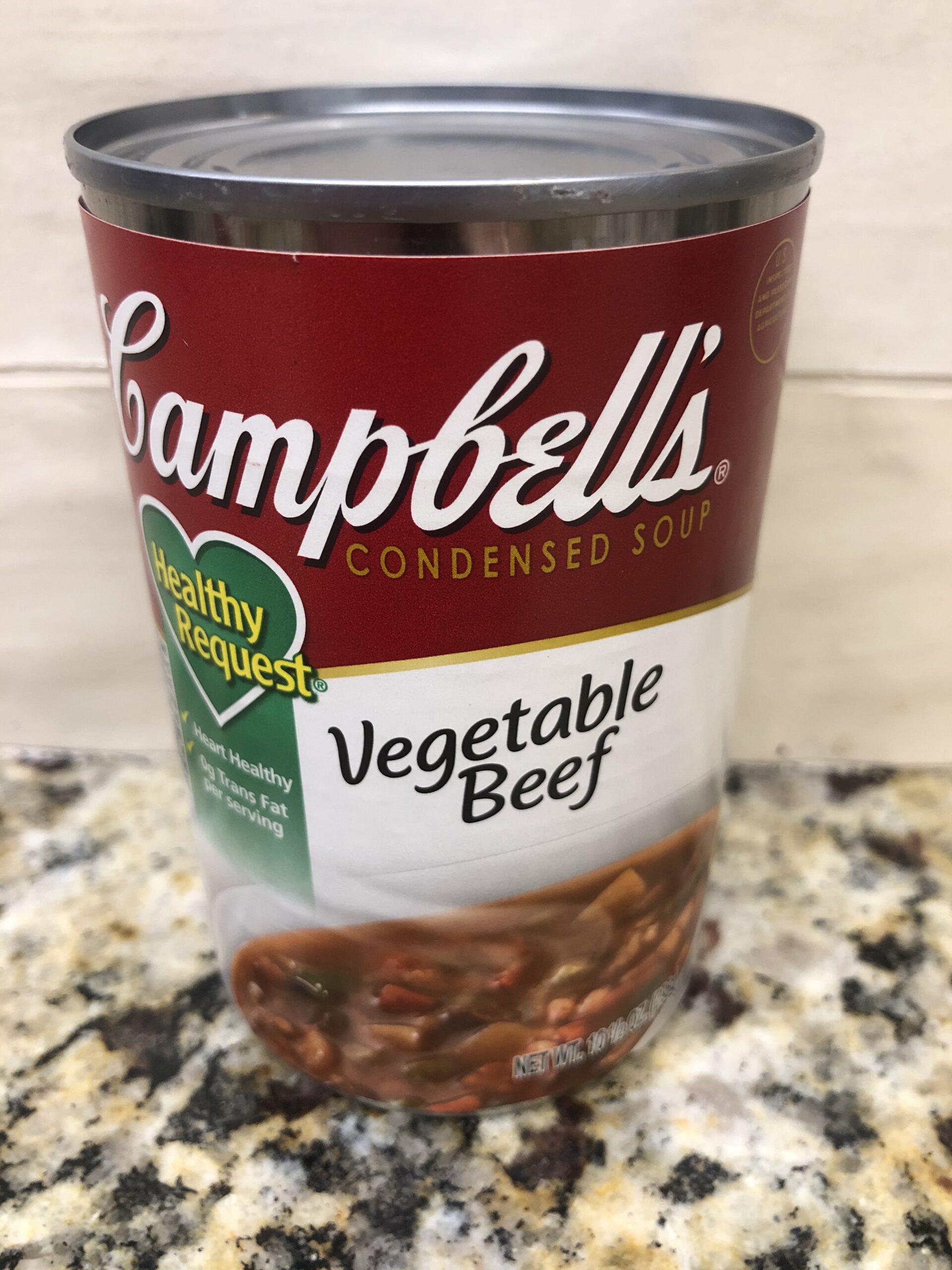 8 CANS Campbell's Condensed Healthy Request Vegetable Beef Soup 10.5 oz