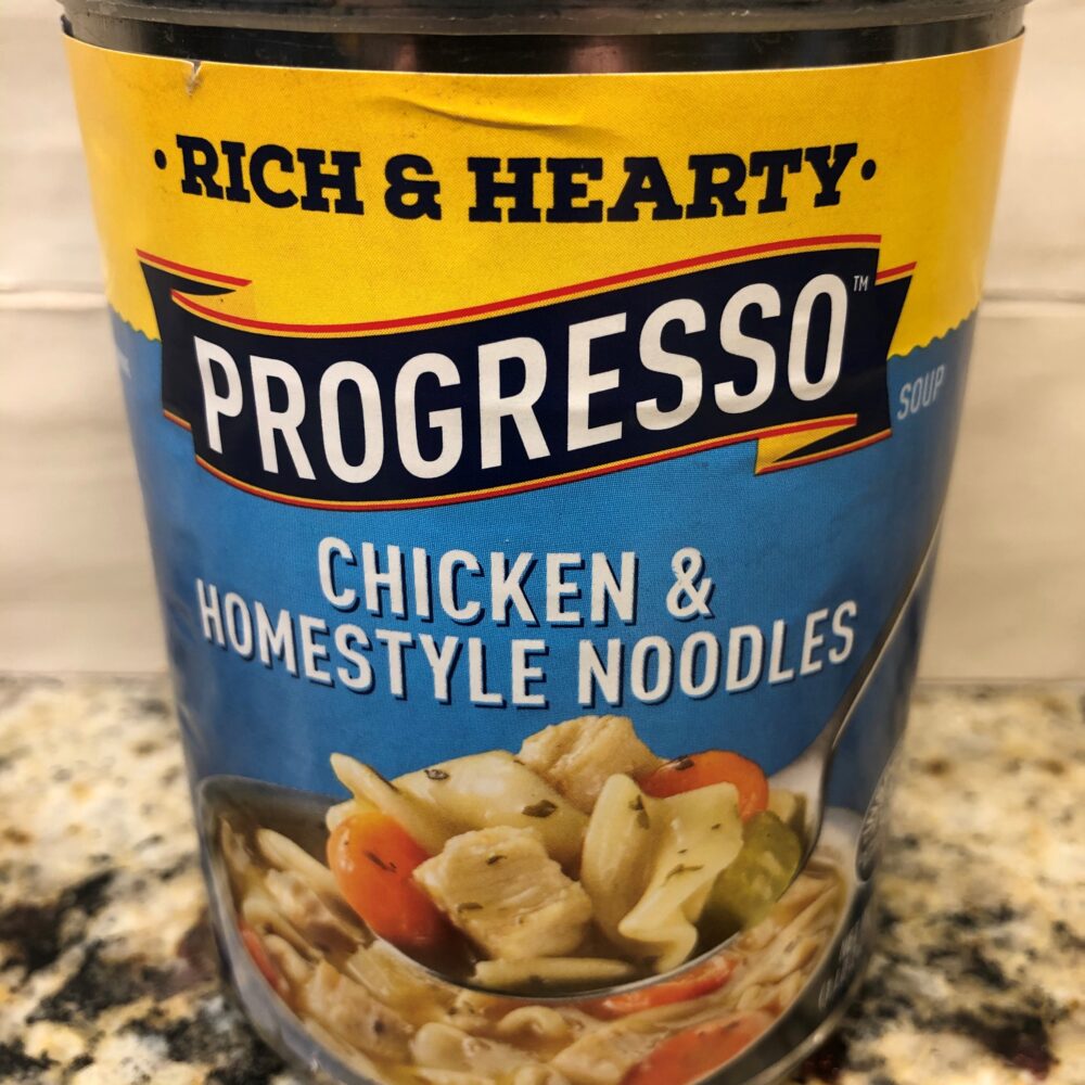 4 CANS Progresso Rich & Hearty Chicken & Homestyle Noodle Soup 19 oz ...