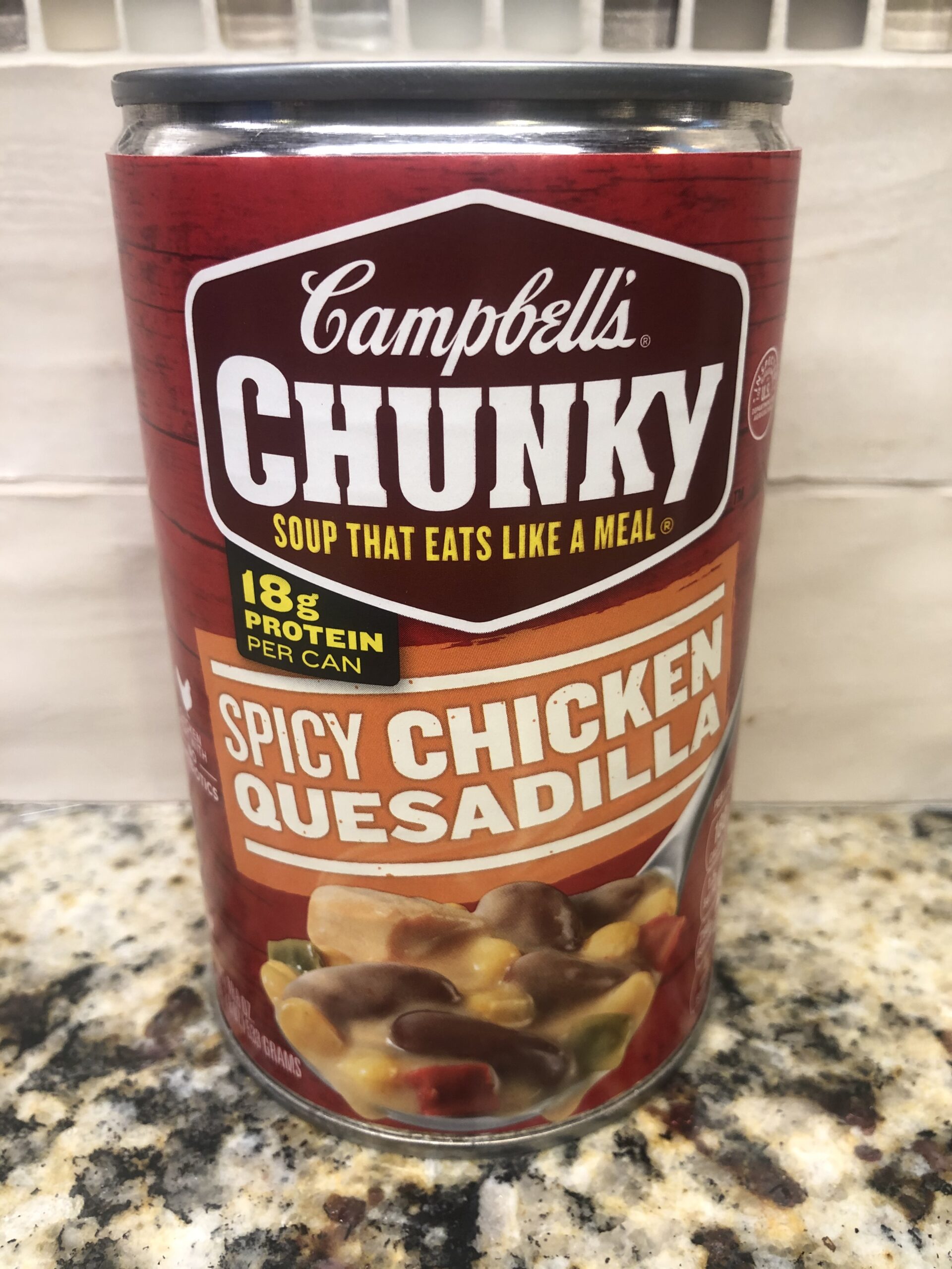 12 Campbell's CHUNKY Spicy Chicken Quesadilla Soup 18.8 oz Cans FREE ...