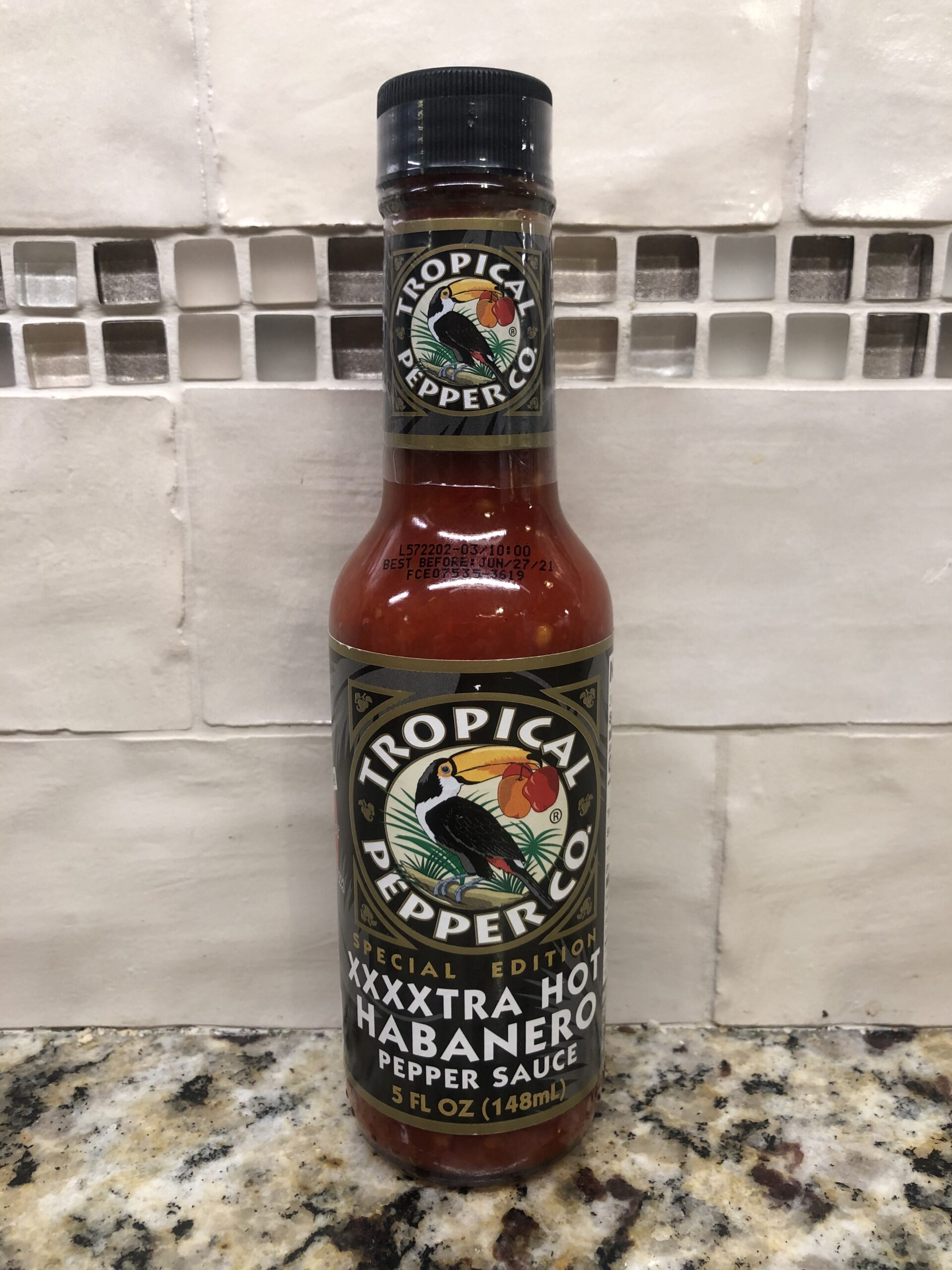 Tropical Pepper Co XXXXtra Hot Habanero Pepper Sauce 5 Oz Marinade