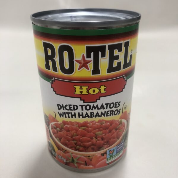 8 ROTEL Hot Diced Tomatoes with Habaneros Chilies 10 oz Cans FREE SHIP ...