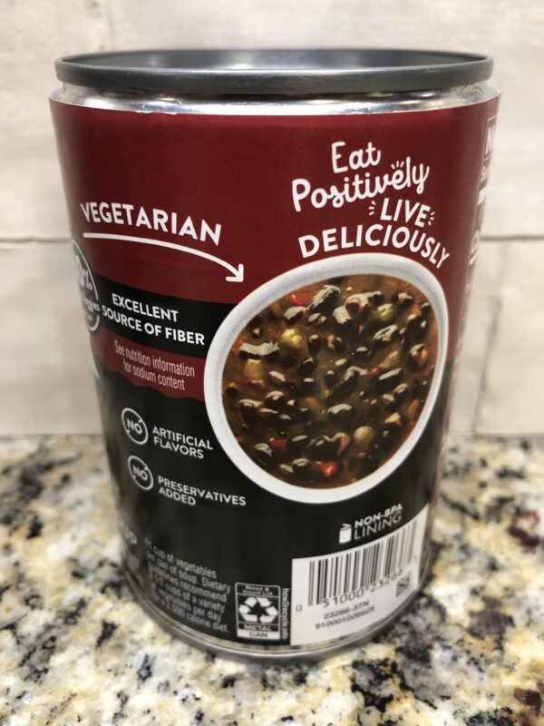 4 CANS Campbell’s Well Yes! Black Bean & Vegetables Soup Vegetarian 16. ...