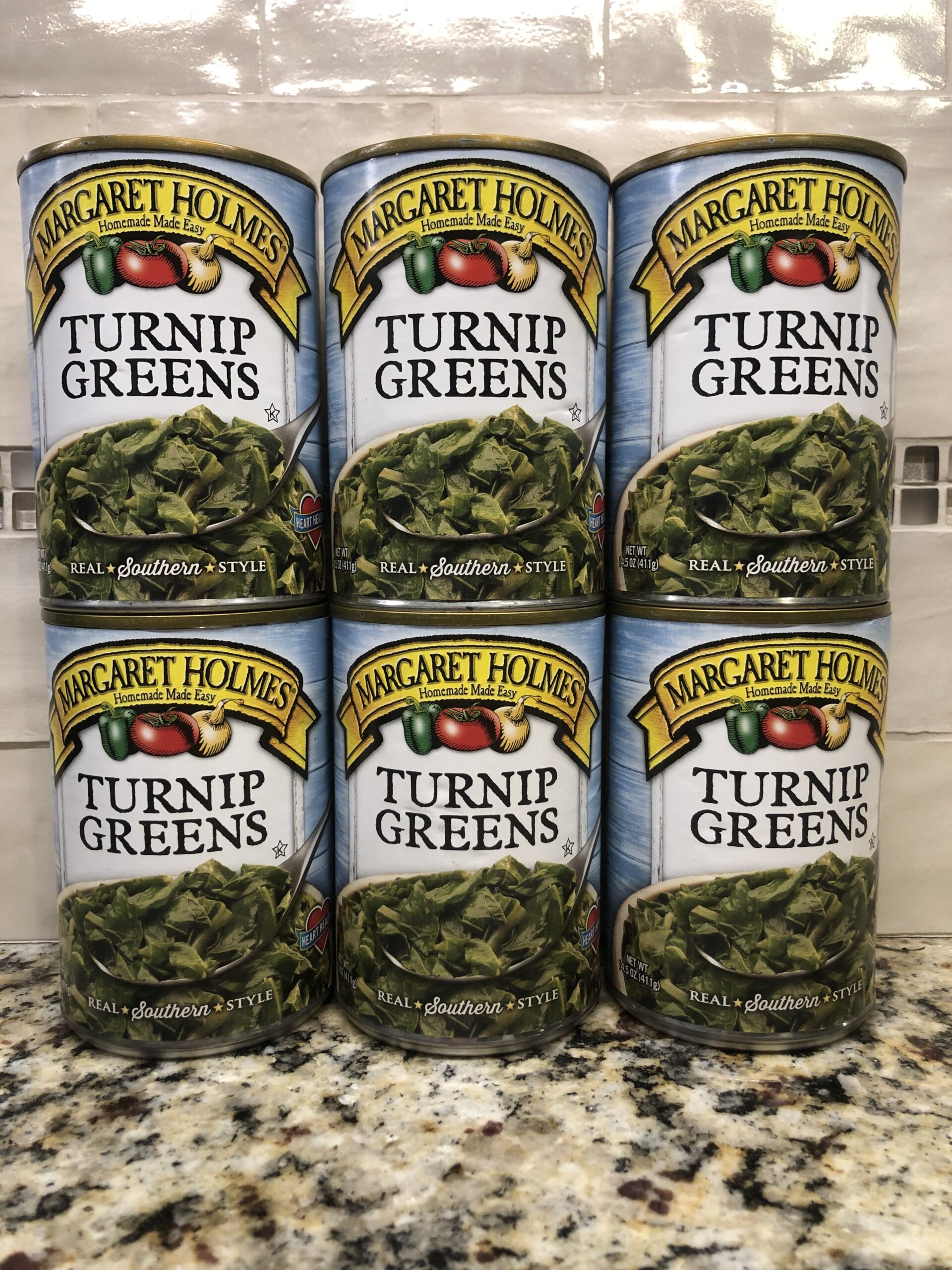 6 CANS Margaret Holmes Southern Style Turnip Greens 14.5 oz Can ...