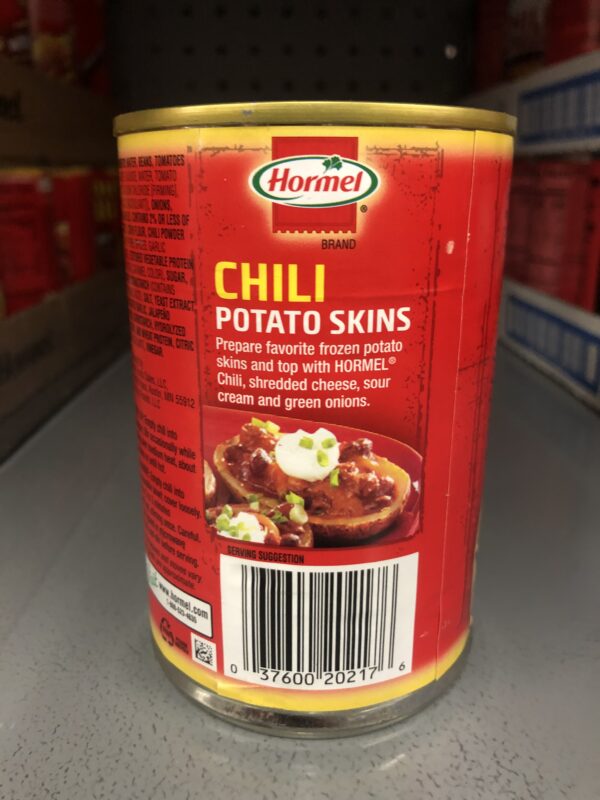 4 CANS Hormel Chili Vegetarian with Beans 15 oz Can Sauce 99% fat free ...