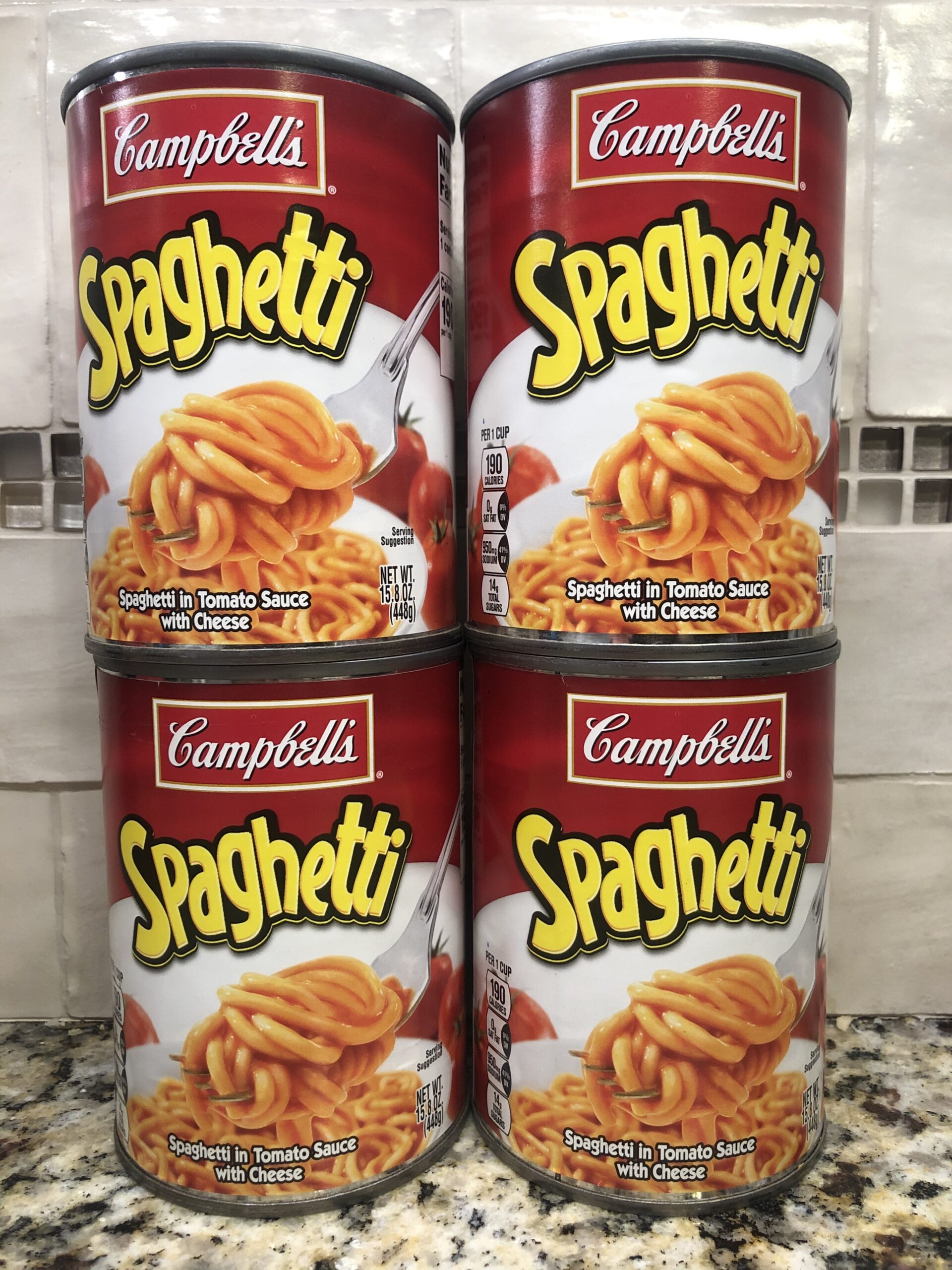 Campbell S Spaghetti In Tomato Sauce With Cheese Oz Canned Pasta My