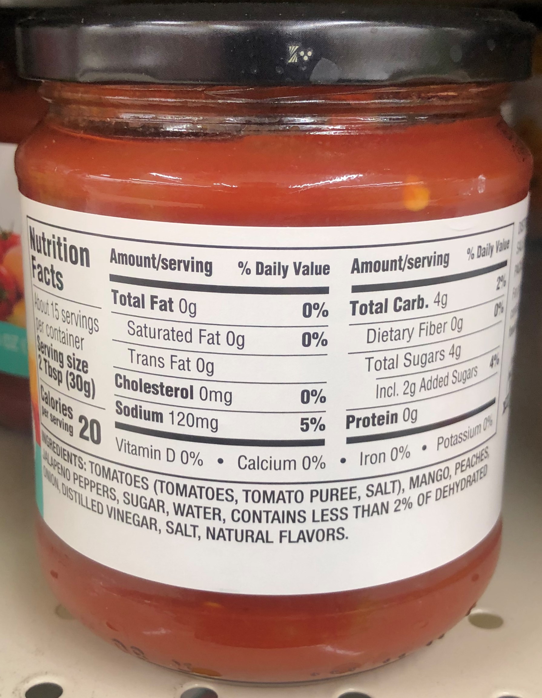 Food Lion Peach Mango Salsa 16 oz Jar Picante Dip Pepper Chips | eBay