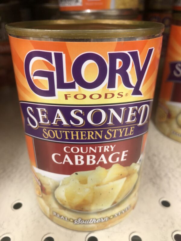 6 CANS Glory Foods Seasoned Southern Style Country Cabbage 15 Oz can ...