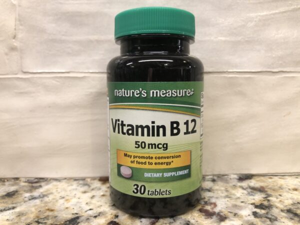 6 Bottles Nature’s Measure Vitamin B-12 50 Mcg 30 Tablets Vitamins – JT ...