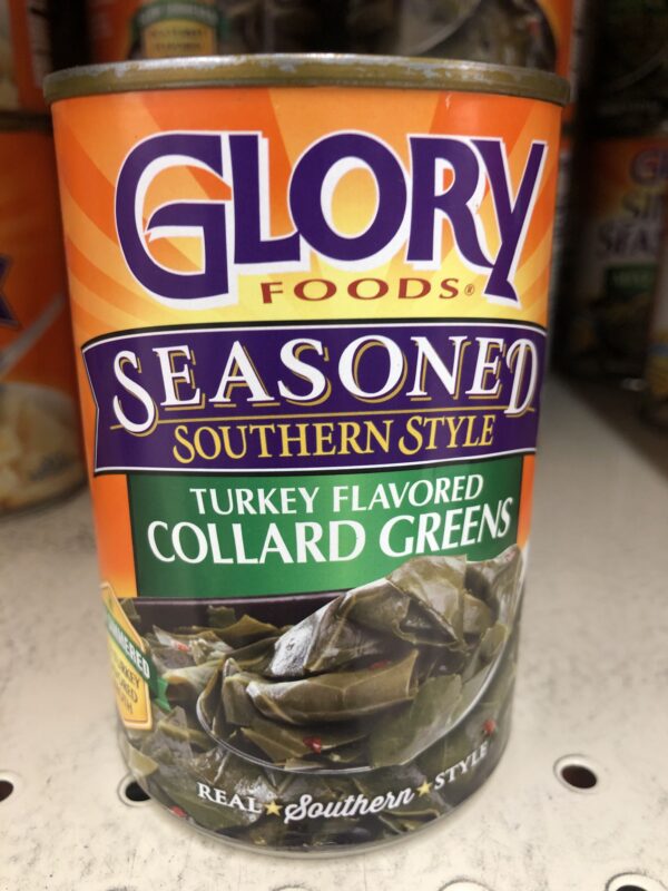 6 CANS Glory Seasoned Southern Style Smoked Turkey Flavored Collard ...