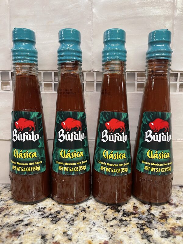 4 BOTTLES BUFALO Salsa Picante Clasica Hot Sauce 5.4 Oz Pepper – JT ...