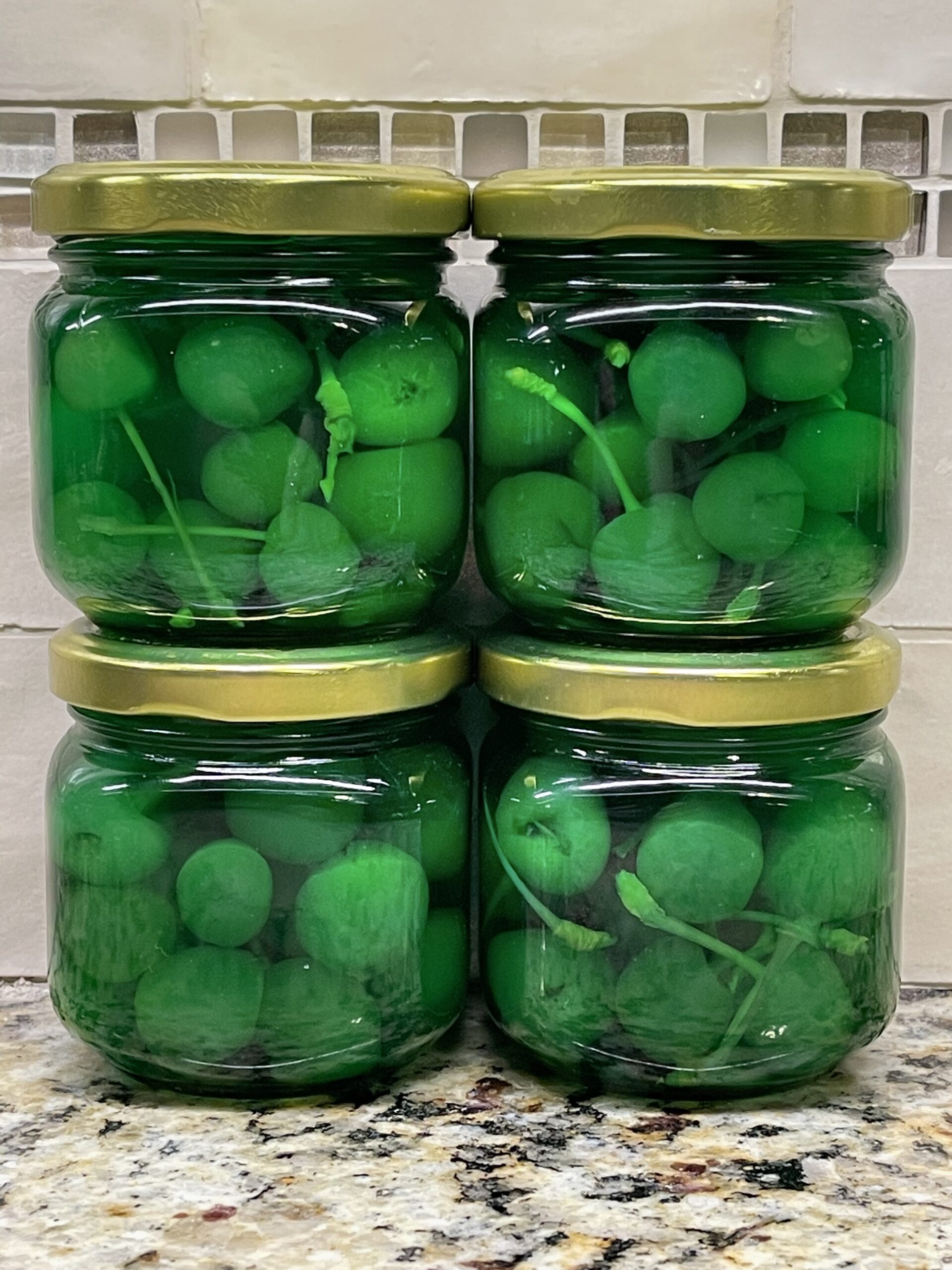 4 JARS Polar Green Maraschino Cherries 7 oz jar Cherry Sundae Cake