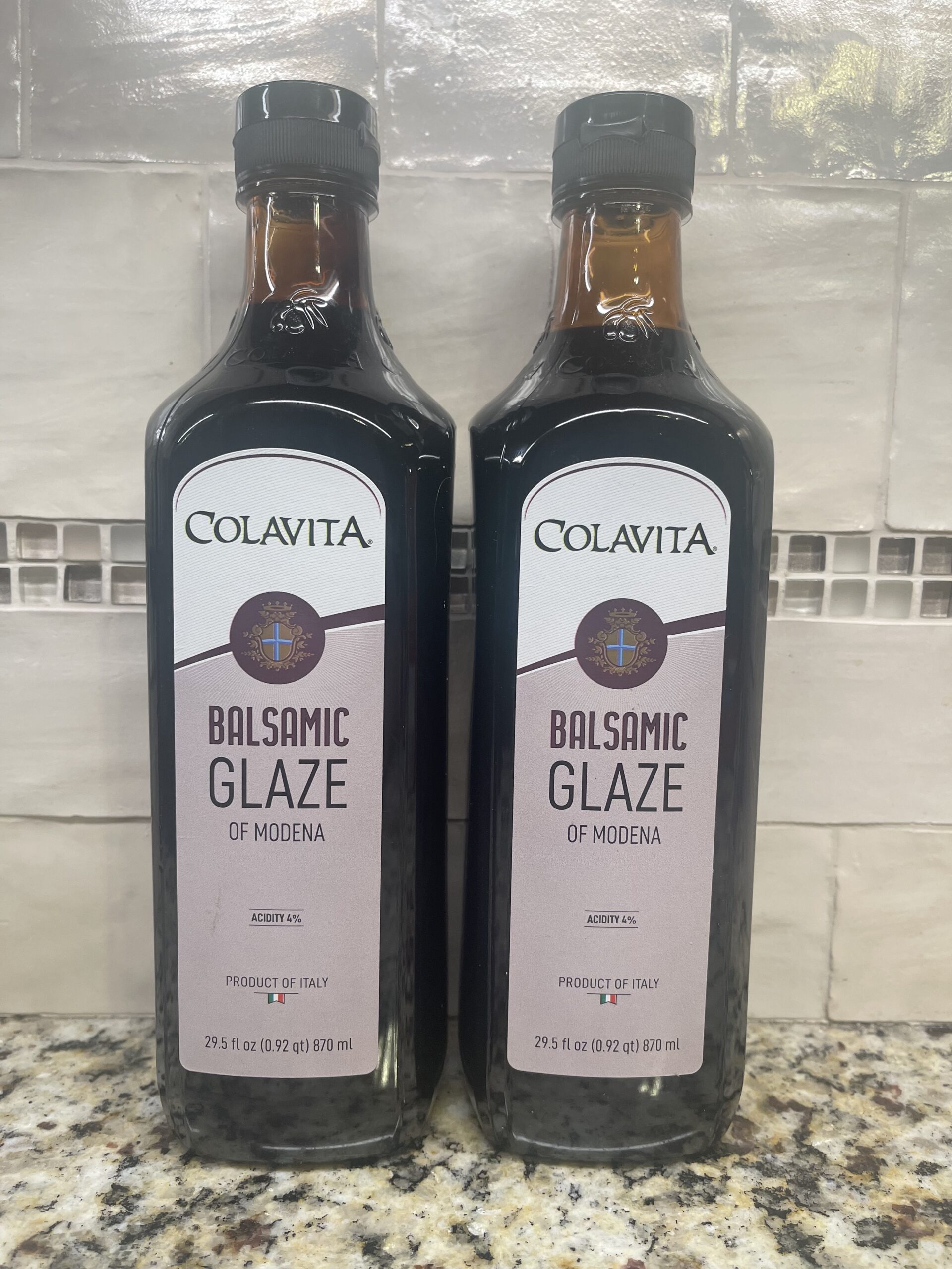 2 Bottles Colavita Balsamic Glaze 29.5 oz Italy Marinade Salad Vinegar