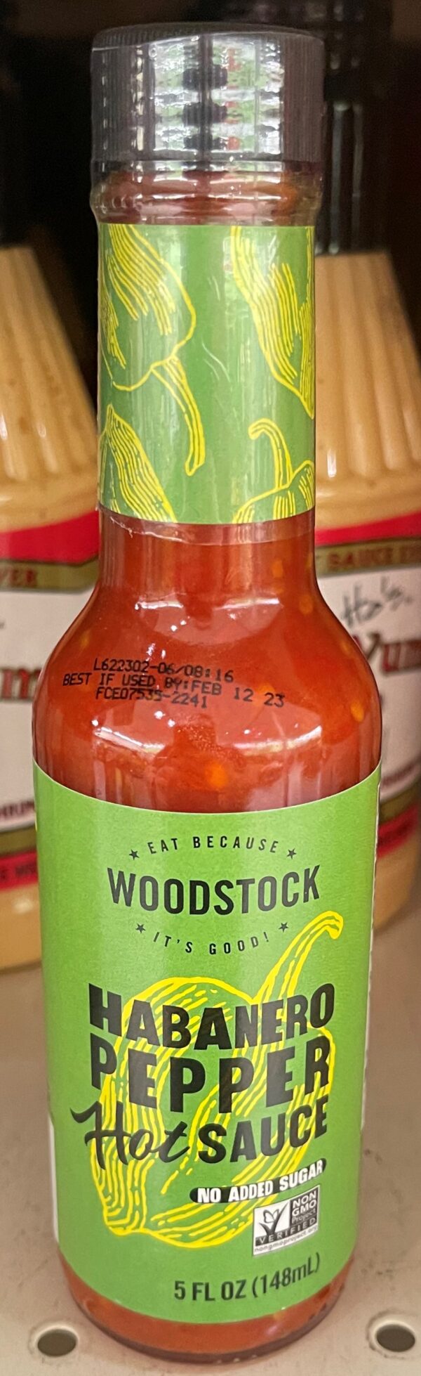 Woodstock Habanero Pepper Hot Sauce 5 Oz Marinade Eggs Tofu – JT Outfitters