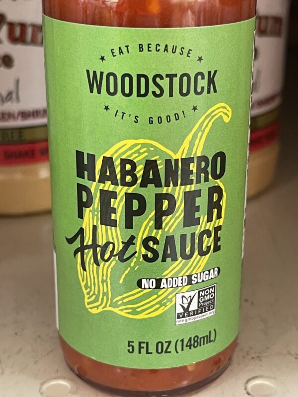 Woodstock Habanero Pepper Hot Sauce 5 Oz Marinade Eggs Tofu – JT Outfitters