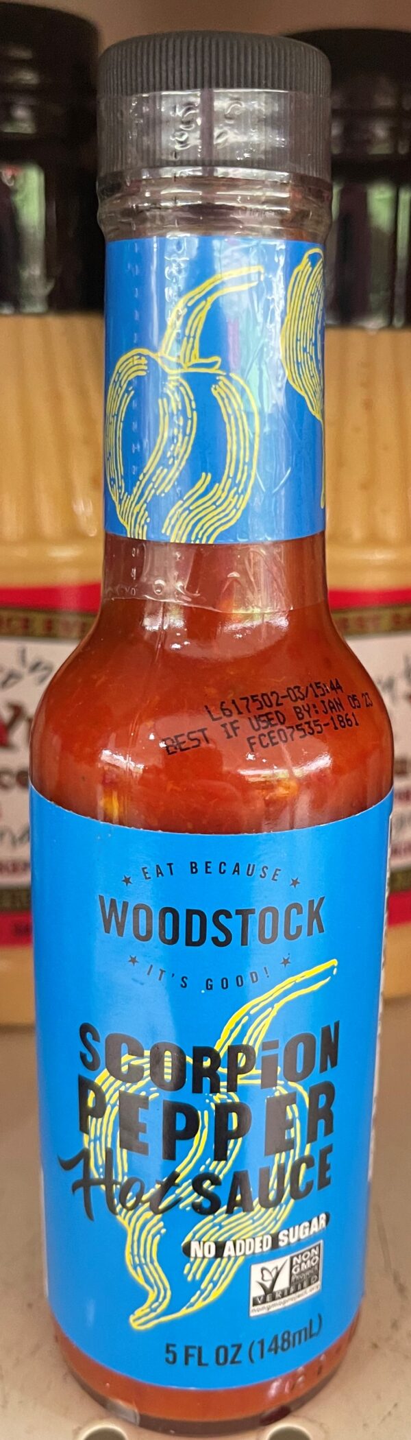 Woodstock Scorpion Pepper Extreme Hot Sauce 5 Oz Marinade – JT Outfitters