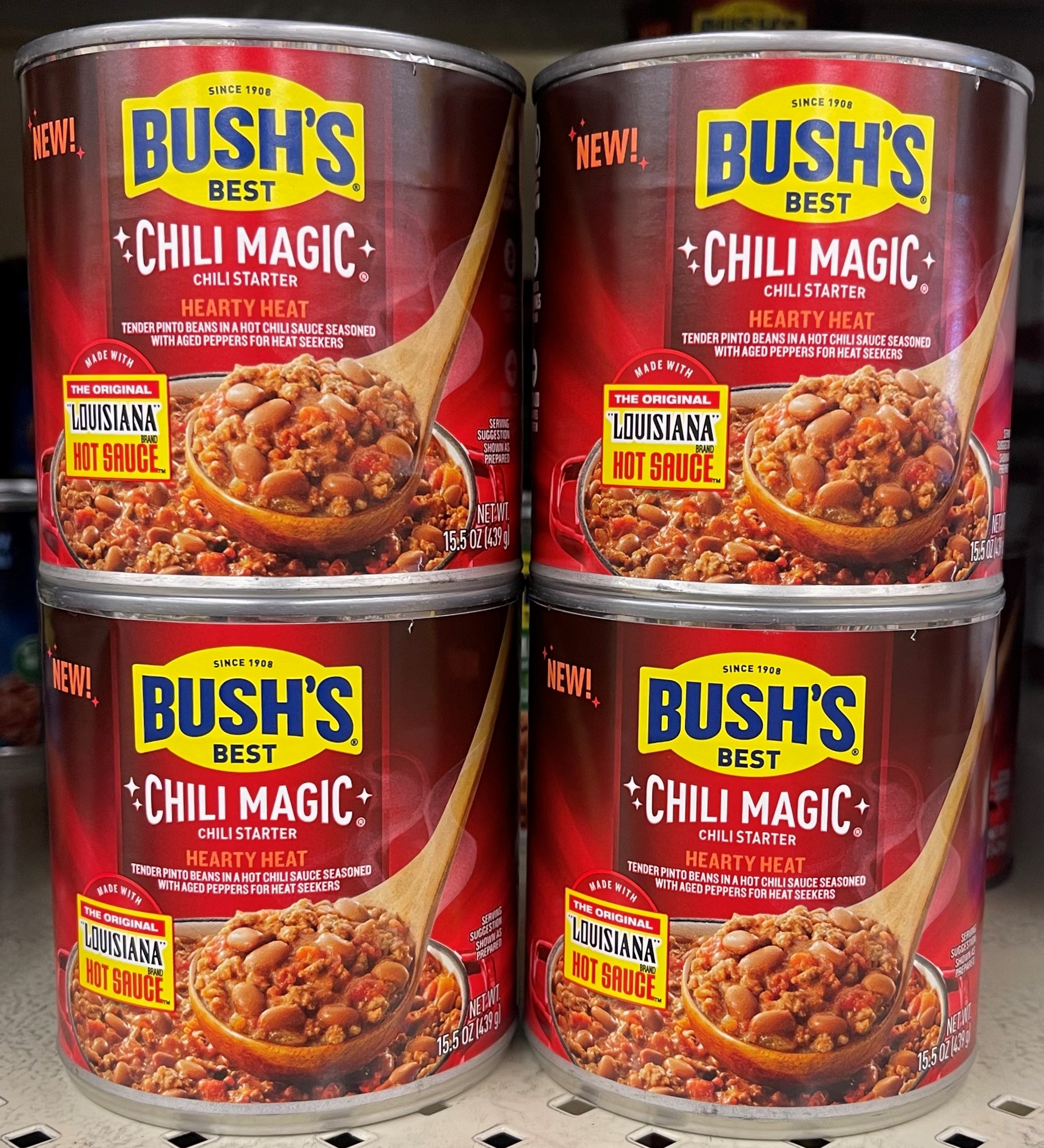 Bush's Chili Magic Hearty Heat 1 ct