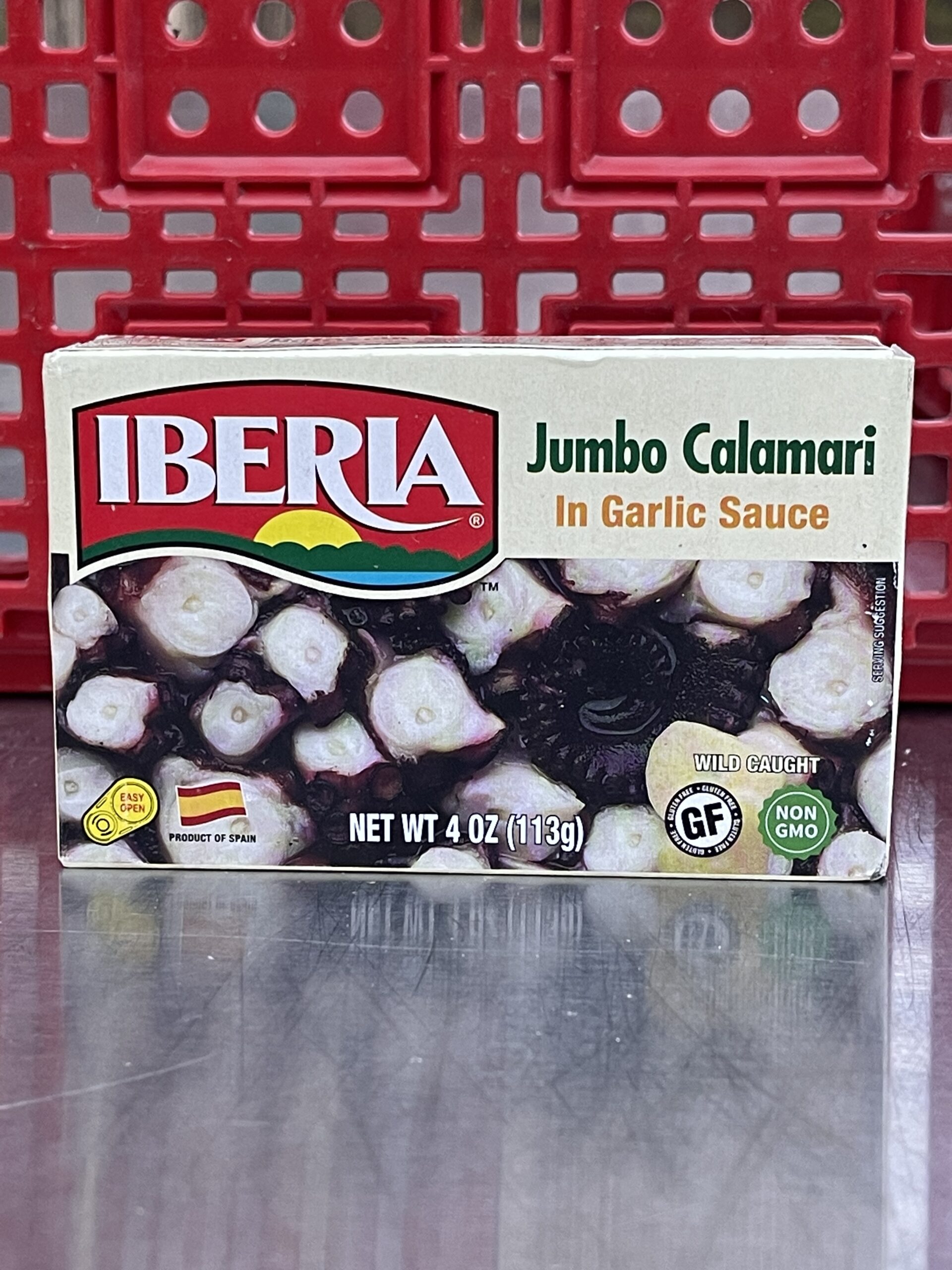 Iberia Jumbo Calamari In Garlic Sauce 4 oz Tuna Fish Octopus