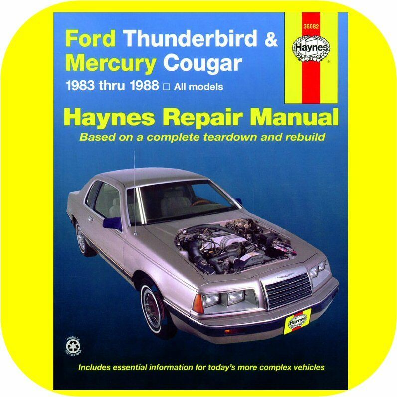 Repair Manual Book Ford Thunderbird Mercury Cougar XR7 – JT Outfitters